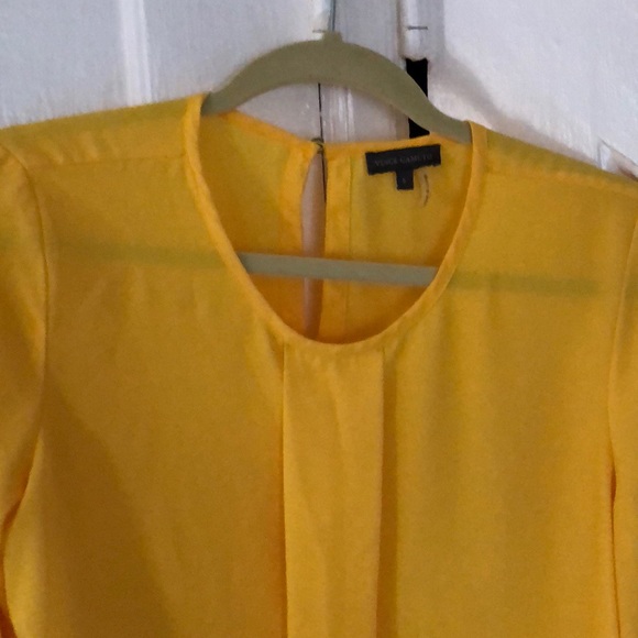 Vince Camuto Yellow Blouse - Picture 2 of 4